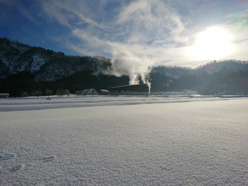 小正月の朝